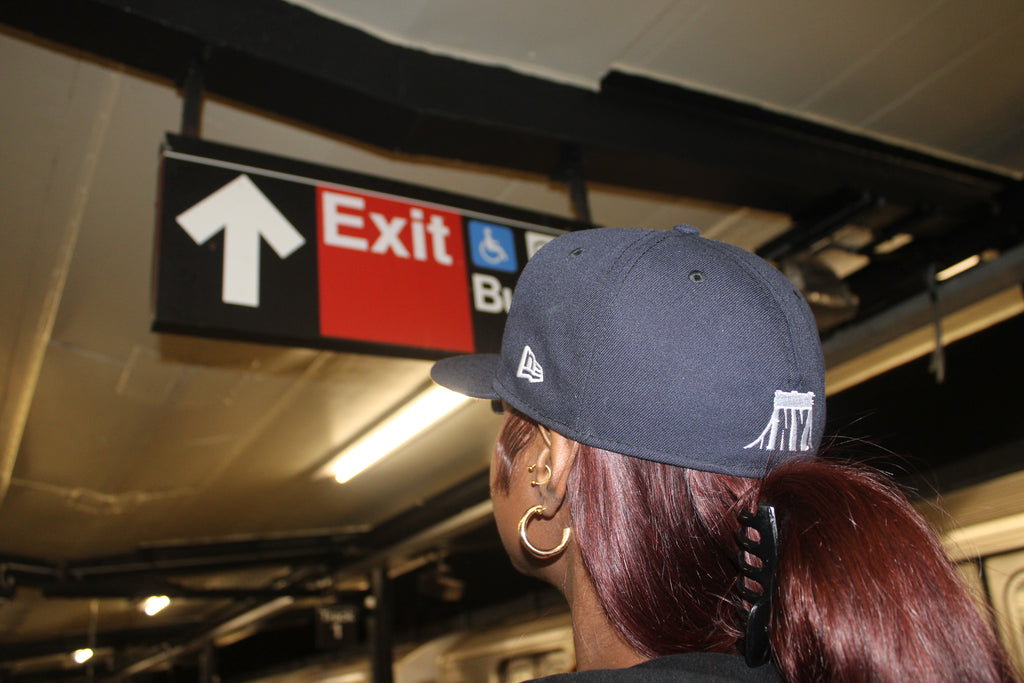 Waffle Half Logo Fitted (Grey Bottom)