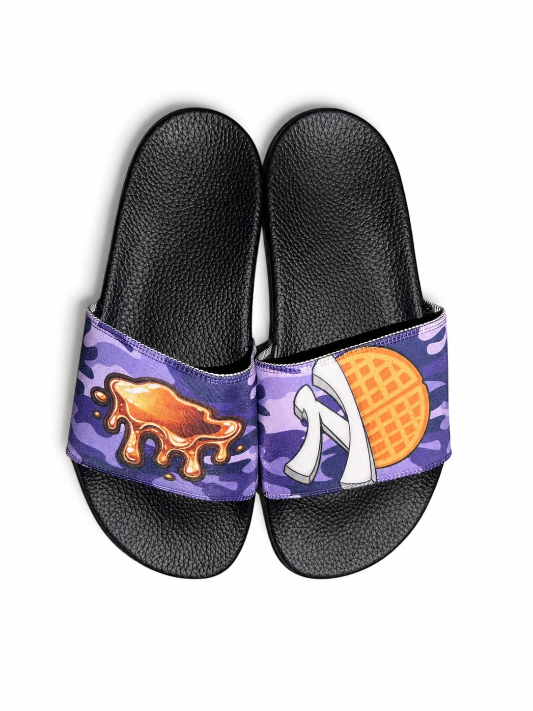WAFFLE DRIP Camo Slide (Purple)