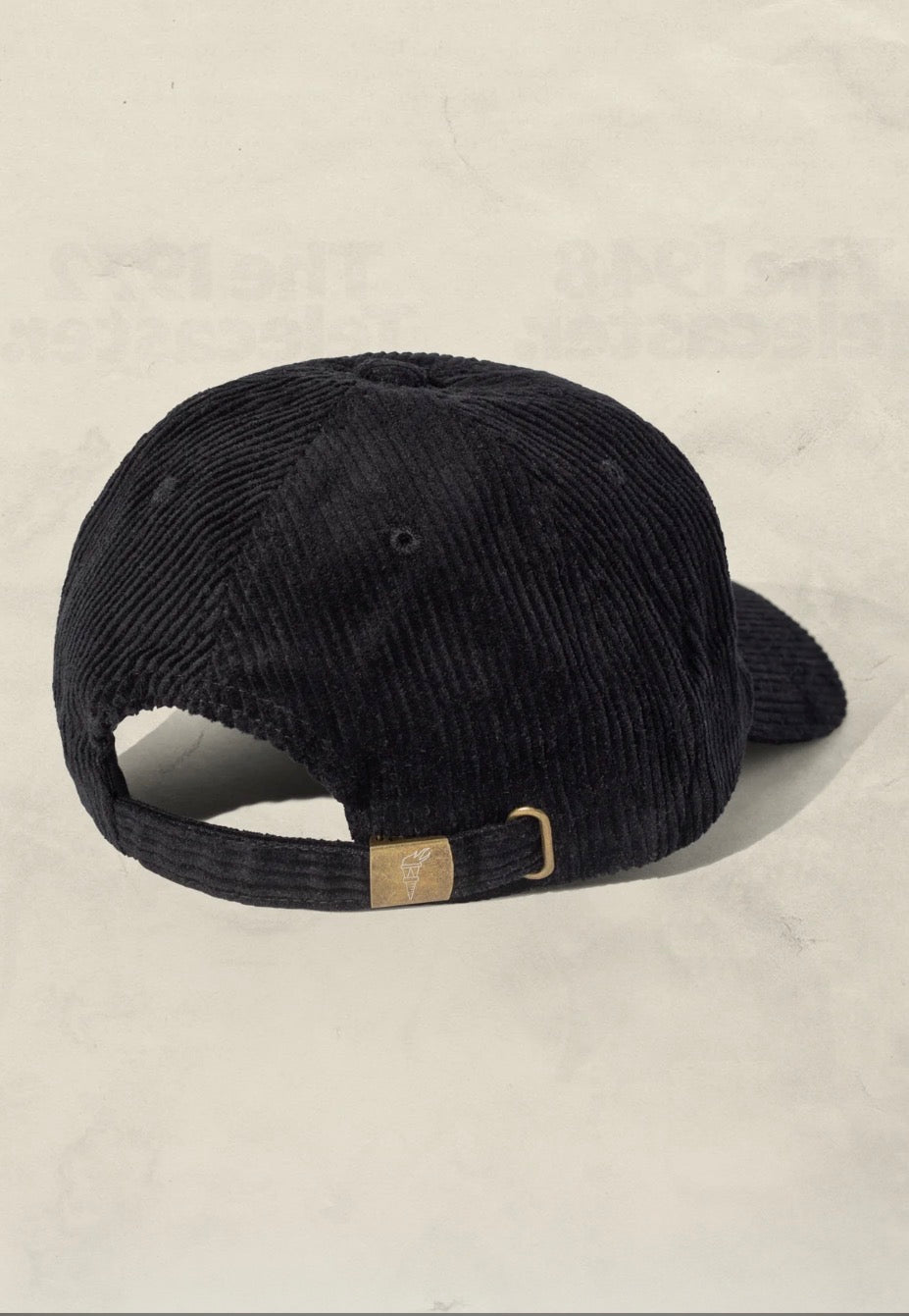 Waffle Half Logo Corduroy Cap