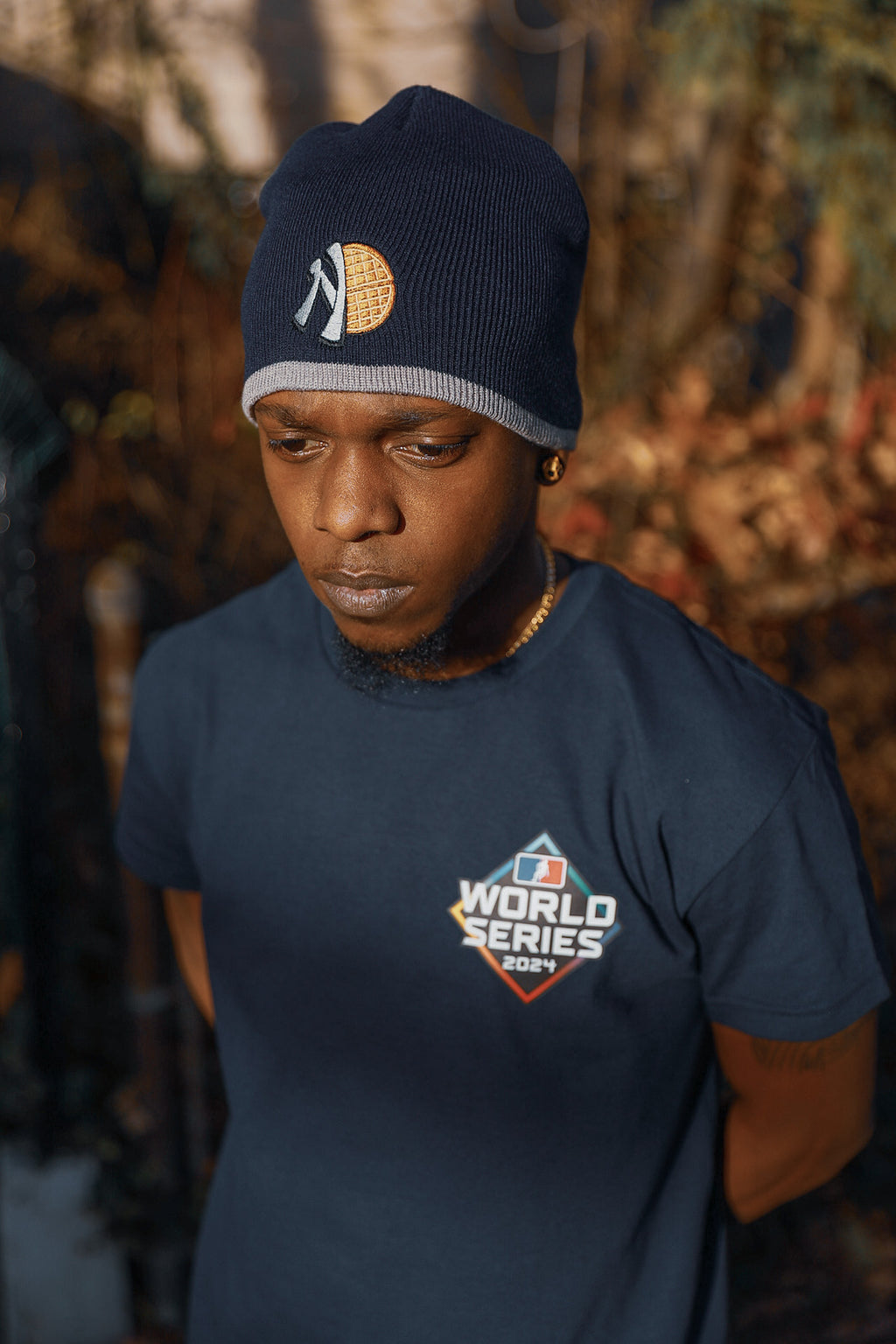 Waffle Half Logo Beanie